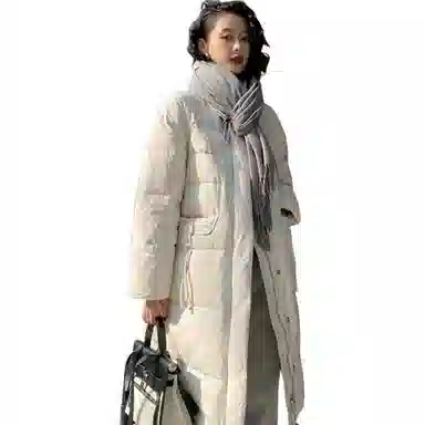 鸭鸭 中长款冬季保暖加厚时尚休闲百搭羽绒服 女款