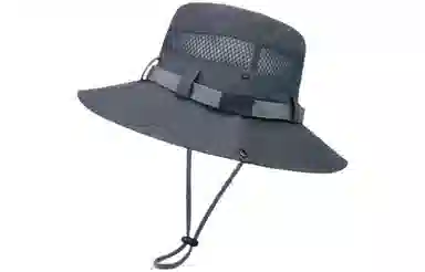 优幽兰 休闲百搭大帽檐西部牛仔风帽子户外登山旅游防紫外线遮阳帽学生时尚潮流遮脸太阳帽 锦纶 防晒帽 男款