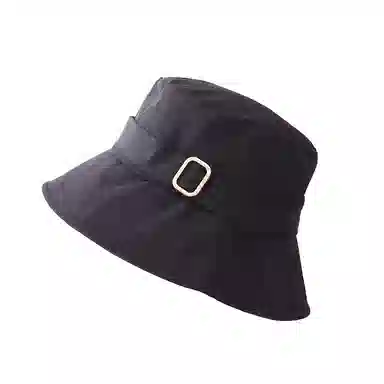 雅鹿优选 韩式户外出游徒步简约防晒遮阳大檐显脸小 聚酯纤维 渔夫帽 男女同款情侣款