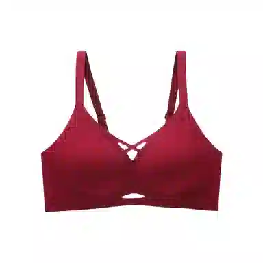 艾诗塔 小胸聚拢一片式无痕美背文胸夏薄款无钢圈收副乳防走光内衣 女款