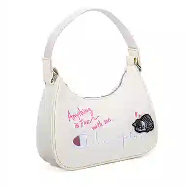 Champion Embroidered Logo Tote Small White