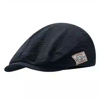 氧气樱桃 复古日系速干前进反戴字母大头围显脸小#好运 尼龙 贝雷帽 男女同款情侣款