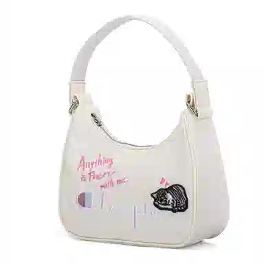 Champion Embroidered Logo Tote Small White