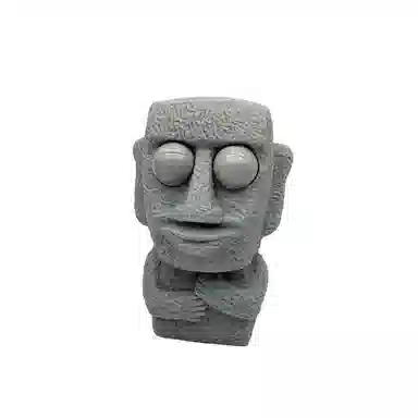 一点潮玩 搞笑爆眼岩石人 整蛊 解压石头人 捏捏乐