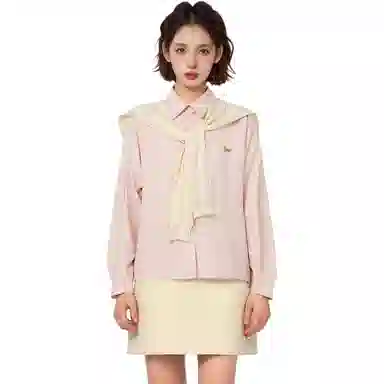 柏黛妃 披肩长袖宽松设计感小众衬衫 女款