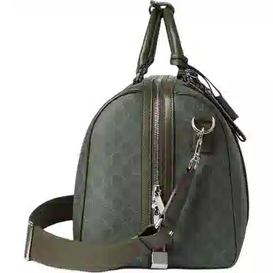 Gucci GG Pattern Travel Bag Green