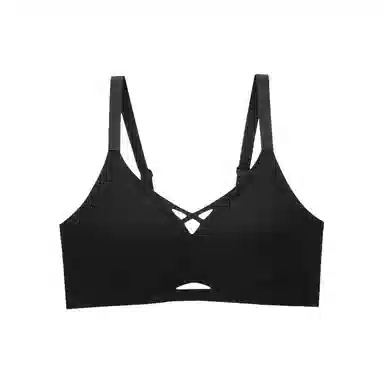 艾诗塔 小胸聚拢一片式无痕美背文胸夏薄款无钢圈收副乳防走光内衣 女款