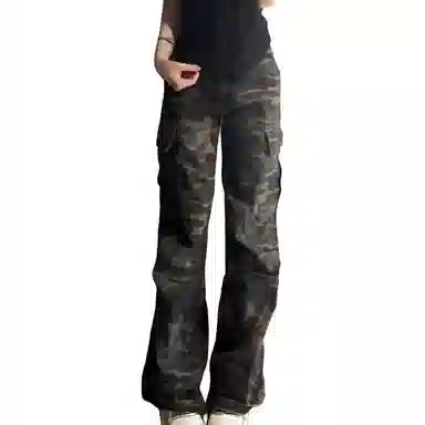 Heima Denim Camo Pants