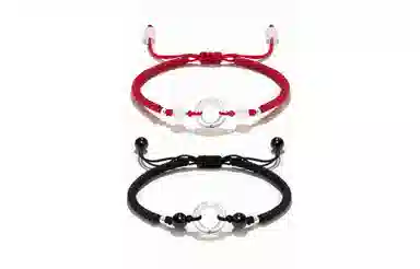 百利金 祥云平安扣 国潮复古新中式平安转运吉祥纳福小众设计精致轻奢经典百搭高级感可调节转运珠手饰#好运 玛瑙 手绳 男女同款情侣款