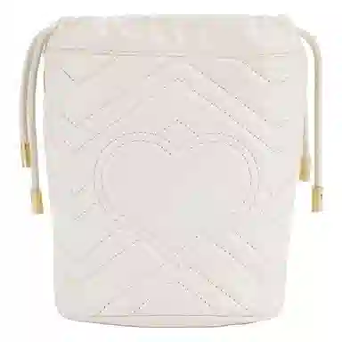 Gucci GG Marmont Mini Bucket Bag White