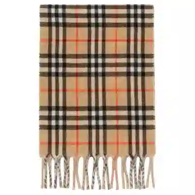 Burberry Equestrian Cashmere Scarf Brown