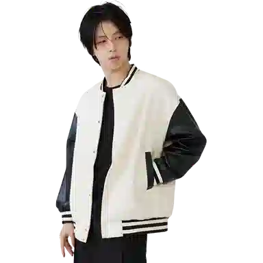 日系美式融合复古潮流宽松飞行员与棒球服 男女同款
