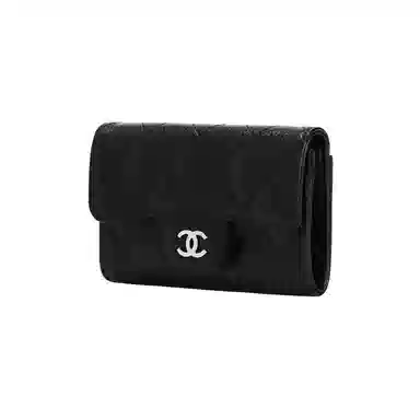 CHANEL Classic Flap Coin Purse Black
