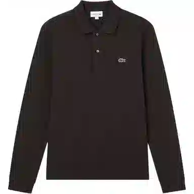 Lacoste Logo Patch Long Sleeve Polo