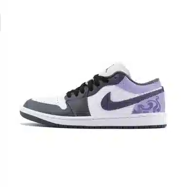 Jordan Air Jordan 1 Low White Purple Black
