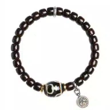 木盛缘 坚韧不屈搭高油高密桶珠文玩盘玩#好运 椰蒂 手串 男女同款情侣款