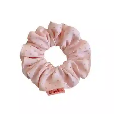 丹琴 奶油甜星！韩系甜美星星大肠圈发绳软糯针织波点头绳丸子头侧低马尾皮筋发饰品 布 发圈 女款