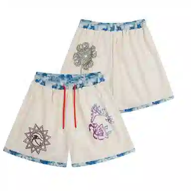 爱肯 美式街头跑步训练健身潮流高街抽绳宽松休闲篮球裤 男女同款