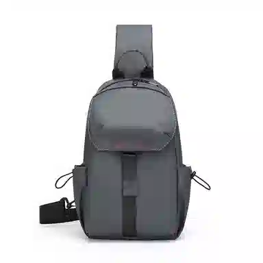 尊梵 时尚骑行小背包休闲 尼龙 单肩斜挎包胸包 男女同款情侣款 黑色/蓝色/灰色