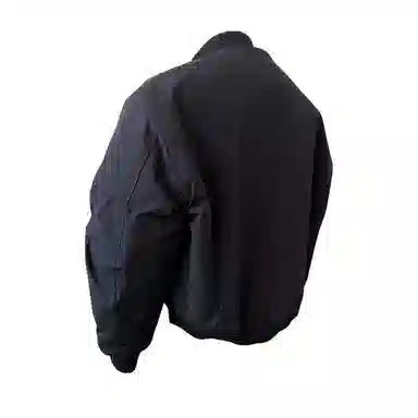 SUNSETMONENT Classic Collar Warm Cotton Jacket Navy