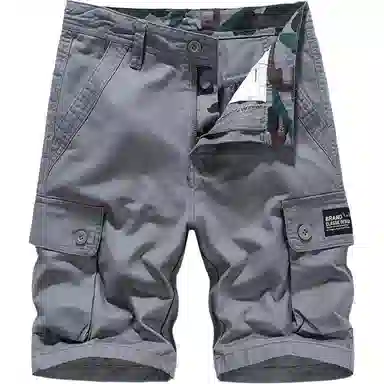 金盾 纯色夏季工装潮流休闲短裤 男款