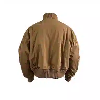 布客行 美式高街老钱风复古百搭飞行员教练立领短款宽松保暖防风防水潮流外套夹克 男女同款