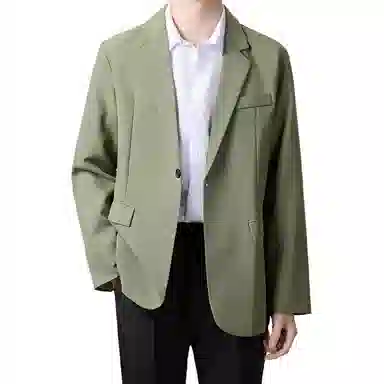 都市机能韩系轻熟风秋冬高级垂感垫肩外套西装 男女同款