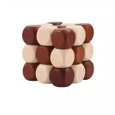 万格 益智鲁班锁孔明锁神龙摆尾古典智力开发教具 解锁/解环玩具