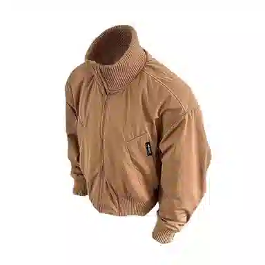 SUNSETMONENT Classic Collar Warm Cotton Jacket Navy