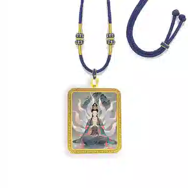 【九尾狐】 眰恦 狐仙唐卡吊坠 爱情守护神 招桃花 #好运 合金 项链 男女同款情侣款