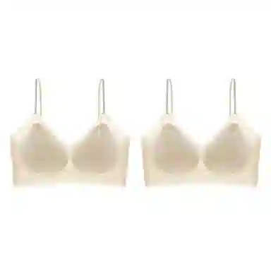 莫代尔 舒适透气吸汗柔软亲肤速干防震减震背心无束缚简约百搭无痕细肩带纯色内衣 女款