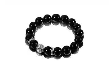 百利金 诸事顺利 国潮复古新中式 平安纳福 顺遂如意 简约精致轻奢气质#好运 黑曜石 手串 男女同款情侣款