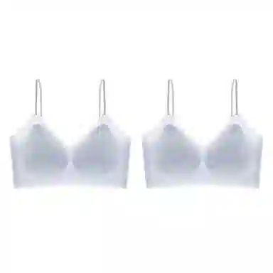 莫代尔 舒适透气吸汗柔软亲肤速干防震减震背心无束缚简约百搭无痕细肩带纯色内衣 女款