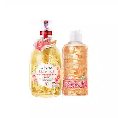 蔻斯汀 樱花花瓣香氛沐浴露洗发水系列 明星同款  蓬松控油 持久留香 清洁保湿滋润伴手礼 清新舒缓 学生小瓶容量组合套装
