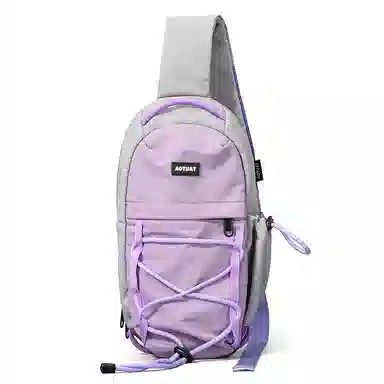 垣途者 时尚出游轻便百搭高颜值 织物 胸包 男女同款情侣款 多色