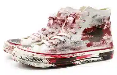 Converse Chuck 70 High Top White Red Black