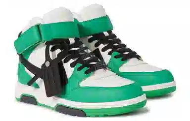 OFF-WHITE Out Of Office Green Black