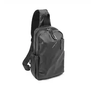 老人头 时尚简约潮流轻便百搭 合成革 胸包 男款 多色