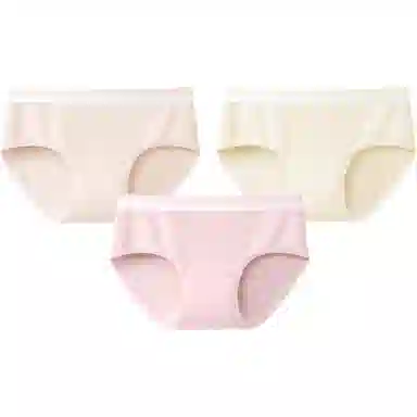 健将 纯色简约中腰三角内裤 女款