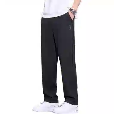 炳盛 夏季薄款凉感宽松阔腿休闲裤 男女同款