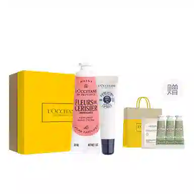 欧舒丹 手唇套装乳木果手霜唇膏香氛滋润套装 补水保湿