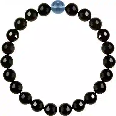 华髻 招财纳福转运珠简约轻奢高级时尚设计感 国潮可爱小众设计感气质百搭日常好运 黑曜石 手串 男女同款情侣款