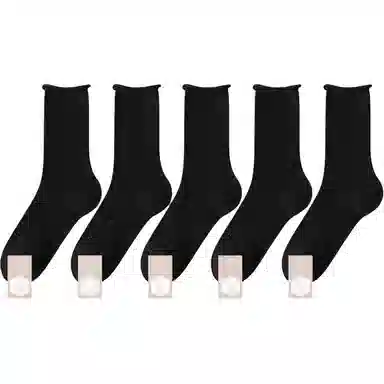 黛梦恋 薄款网眼透气中筒袜 女款