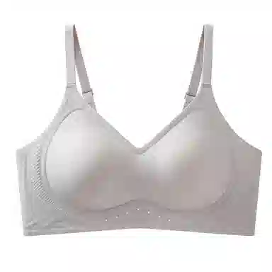 欧迪芬 无痕冰丝轻薄透气亲肤柔软反重力提拉果冻软支撑上托聚拢防下垂收副乳夏季冰凉感文胸 女款