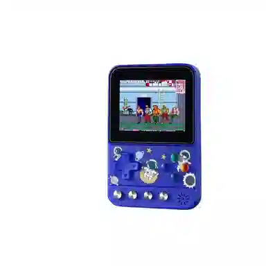 万格 复古掌上游戏机经典怀旧双人充电 电子玩具