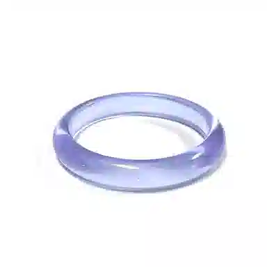 琉堇 新中式国潮国风 暮山紫透亮温柔细腻 小众古色古香 显白水润 高级轻奢贵妃镯 汉服旗袍美人镯#好运 琉璃 手镯 女款