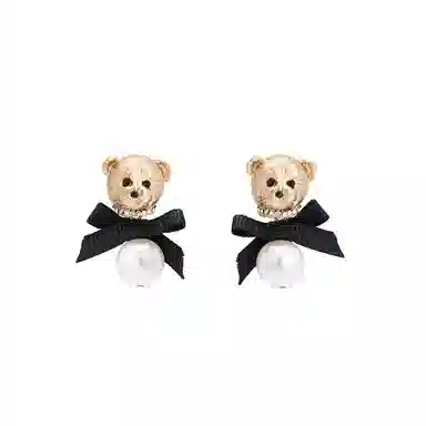 SUMIYAKI Bichon Bow Earrings