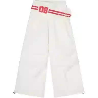 柏黛妃 美式设计感小众阔腿休闲裤 女款