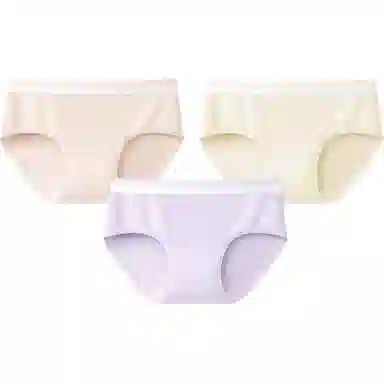 健将 纯色简约中腰三角内裤 女款