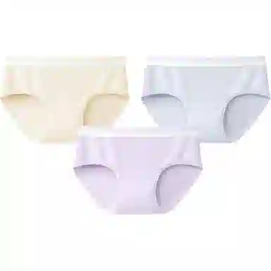 健将 纯色简约中腰三角内裤 女款